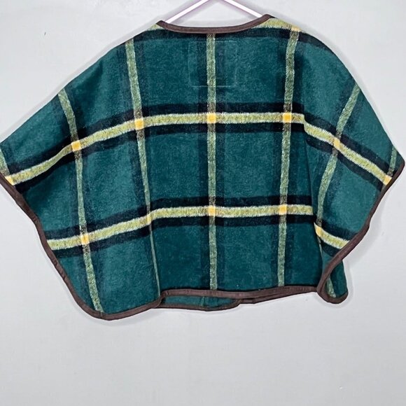 Janie and Jack Green Plaid Riding Cape- 18-24 Months. New with Tags - Picture 3 of 4